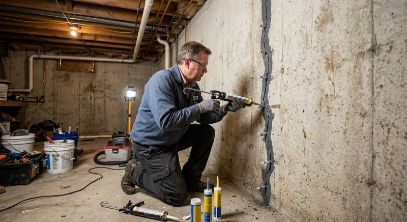 Basement Crack Repair in Middleburg, FL