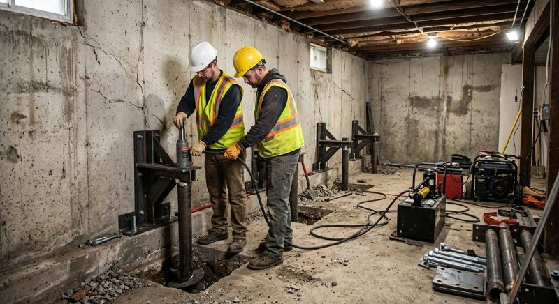 Basement Stabilization in Middleburg, FL