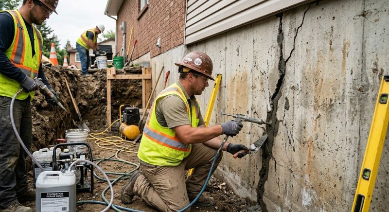 Cracked Foundation Repair in Clay County, FL