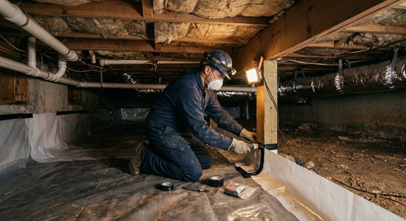Crawl Space Leveling in Middleburg, FL