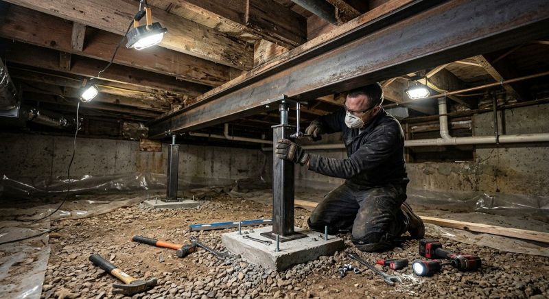 Crawlspace Structural Repair in Middleburg, FL