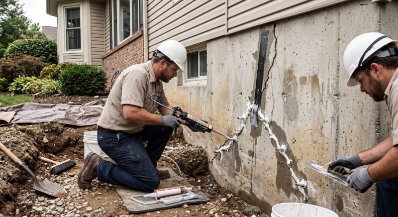 Foundation Crack Sealing in Middleburg, FL