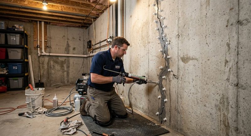 Foundation Crack Sealing in Middleburg, FL