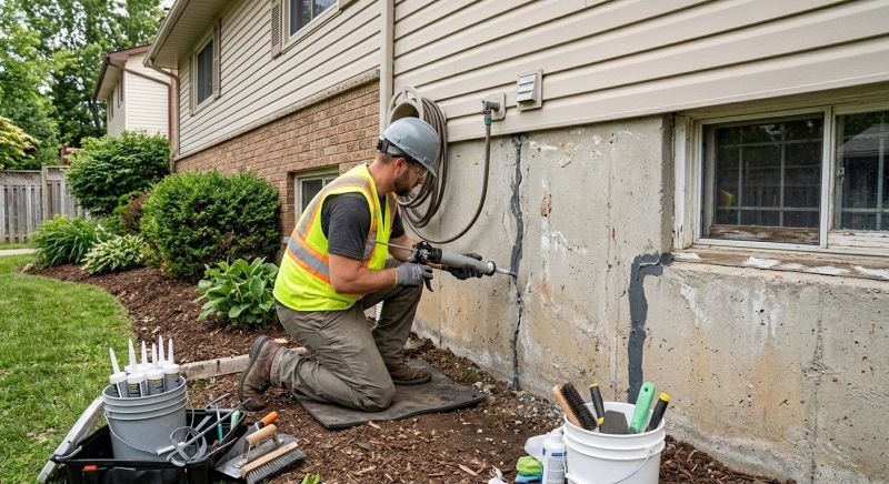 Foundation Crack Sealing in Middleburg, FL