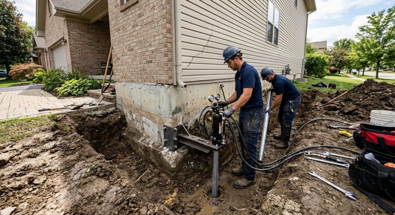 Foundation Settlement Repair in Middleburg, FL
