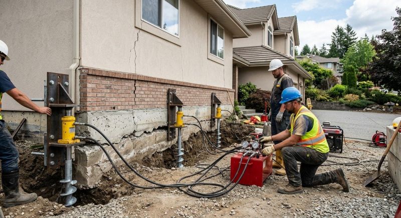 Sinking Foundation Lifting in Middleburg, FL