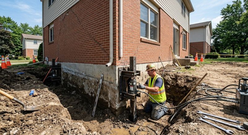 Sinking Foundation Repair in Middleburg, FL