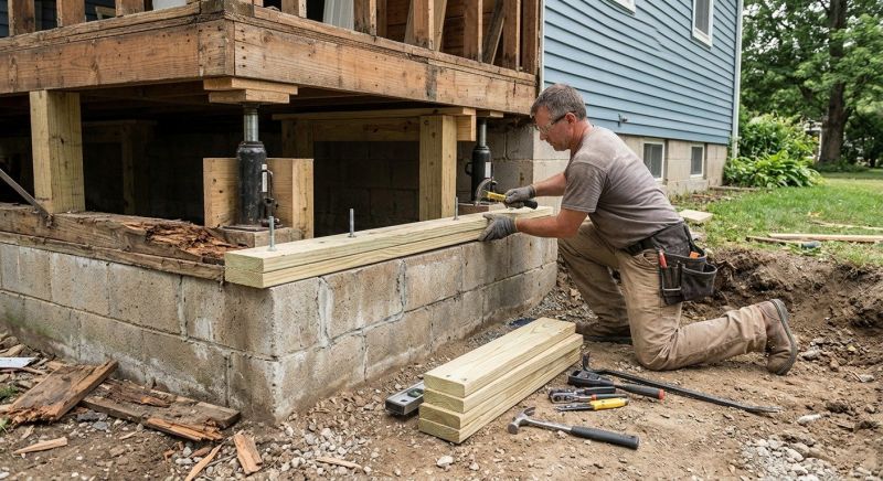 Sinking Foundation Repair in Macclenny, FL