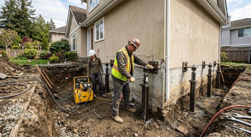 Sinking Foundation Repair in Starke, FL